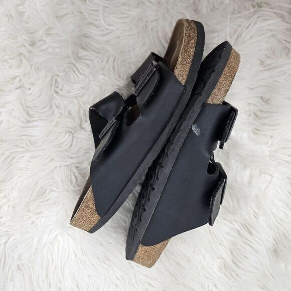 BIRKENSTOCK Arizona Birko-Flor Slide Sandal SIZE (40) W 9 BLACK - Picture 7 of 10